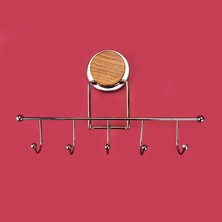 Matmel 5'li Havlu Askısı - Gri - 31,5 cm