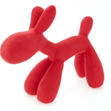Matmel Soft Balon Köpek Figürlü Yastık - Kırmızı - 39X48 cm