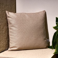 Matmel Soft Herringbone Kırlent Kılıfı - Bej - 40X40 cm