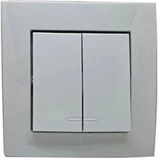 4 Adet Elbi Neo Beyaz Komutatör Anahtar