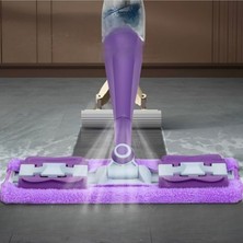 Özbience Mikrofiber Bezli Sprey Mop, 360° Dönüşlü Su Hazneli Temizlik Seti
