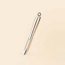 Matmel Metal Saplı Oyacak Soyacak - Gri - 18 cm