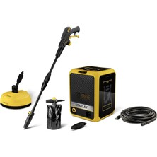 Stanley SXPW19CP Kompakt Yüksek Basınçlı Araç ve Dış Mekan Yıkama Makinesi, Zemin Temizleyici Özelliğiyle, Maksimum Basınç 150 Bar, Maksimum Akış Hızı 460 L/h, Güç Tüketimi 1900 W