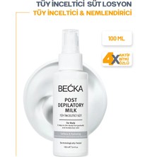 Becka Tüy Azaltıcı ve Inceltıci Nemlendirici Süt Gymnema Sylvestre & Hyaluronik Asit Özlü 100 ml