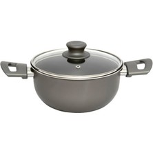 Touch Me Grey Tencere 20 cm 3 Adet