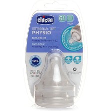 Chicco Yeni Wellbeing Biberon Emziği 6 Ay+ Mama Akışlı 2'li (3 Adet)