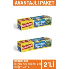 Koroplast Küçük Boy Buzdolabı Poşeti 2 x 40'lı