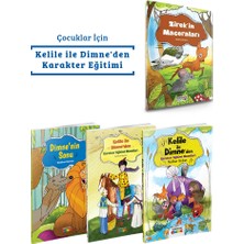 Semerkand Çocuk Yayınları 7-11 Yaş Çocuklar Için Kelile ve Dimneden Karakter Eğitimi Masal Seti 4 Kitap