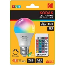 4 Adet Kodak Rgb LED Ampul