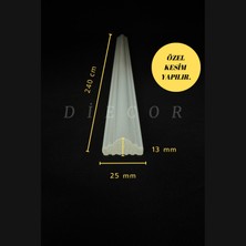 Diecor Dekoratif Boyanabilir Polistren 1 Adet 2,5 cm Duvar Çıtası