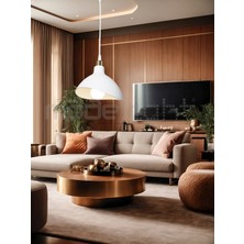 Allians Şık Beyaz Çok Amaçlı Avize, Salon, Oturma ve Çocuk Odası Için