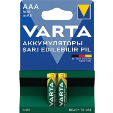 3 Adet Varta Pil Rechargeable Power 2'li Ince Pil 800 Ma