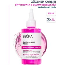 Becka Yağlı ve Karma Cilt Salisilik Asit Tonik 200 ml