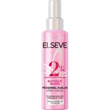 2 Adet Elseve Glycolic Gloss Mükemmel Parlaklık Veren Saç Bakım Sprey Serumu 150ML