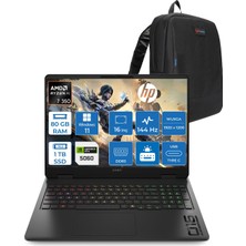 Hp Omen Gaming Amd Ryzen™ Aı 7 350 80GB Ddr5 1tb SSD 16" Inch 8GB/RTX5060 2k (1920 x 1200),144 Hz, IPS 300NIT Mikro Kenarlı Yansımasız WIN11HOME Gaming Bilgisayar C12CSEAH28+ZETTAÇANTA