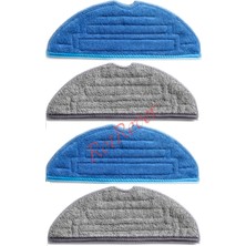 Özbience S7 Maxv Ultra Uyumlu Mop Bez Seti, Renkli Yedek Paspas, 4'lü Paket