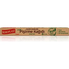 2 Adet Koroplast Doğal Pişirme Kağıdı 10'lu Hazır Kesilmiş