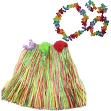 Hawaii Seti -  Kolye, Etek, Taç ve Bileklik Seti