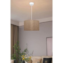 Allians Eylül Tekli Avize Sütlü Kahverengi Modern ve Şık Aydınlatma Seçeneği