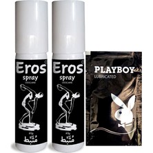 Subutu Eros 2 Tane Erkekler Için Özel Stop Spreyi 20 ml (Black) + Lubrikantjel