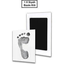 Moky Dizayn Temassız Mürekkep Baskı Kiti - Bebek El/ayak Izi Seti (3 Adet)