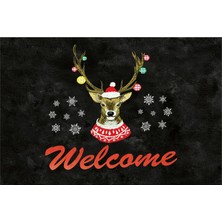 Evvon Dijital Baskılı Paspas 70 x 45 cm 4 Adet