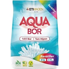 4 Adet Boron Aqua Bor Deterjan 6 kg Renkli