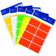 Fly Etiket Renkli Beyaz Büyük Boy Not Kağıdı 5 Adet