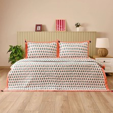 Matmel Soft Franky Tek Kişilik Yatak Örtüsü Seti - Somon