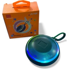 Güzelyüz Avm Jr Pop Işıklı Taşınabilir Kablosuz Hoparlör Bluetooth USB Tf Kart Girişli Wireless Ses Bombası