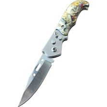 PAZAAR59 Cep Çakısı Kamp Doğa Outdoor Kemer Klipsli