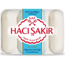 Hacı Şakir Klasik Okyanus Serinliği Güzellik Sabunu 4X70 gr Saf Güzelliğin Kokusuyla Temizleyici