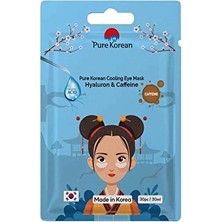 Pure Korean 30'lu Göz Maskesi Kağıt Yapıda Hyaluron & Caffeine ile Nemlendirici Etki