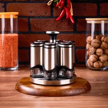 Matmel Basil 7'li Baharat Seti - Gri / Şeffaf - 115 ml