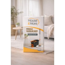 Özbience Pratik Pedallı Temizlik Seti, Mikrofiber Mop ve Kova ile Kolay Temizlik