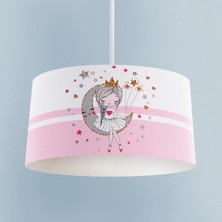 Allians Renkli ve Sevimli Bebek ve Çocuk Odası Avizesi, Prenses Temalı, Pembe