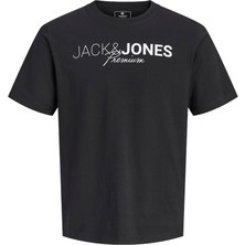 Jack & Jones Jack Jones Premium Yazı Baskılı Erkek Tişört 12298018