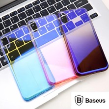 Daniska Baseus Iphone Xs Max Glow Case Şeffaf Silikon KILIF-(5775)