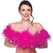 2 Metre Boa Tüy Otriş - Pembe