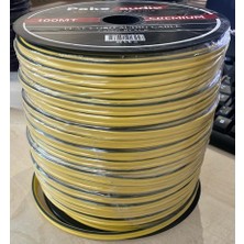 Merter Poke PK-1462 12GA 100 Metre Siyah Kodlu Sarı Hoparlör Kablosu