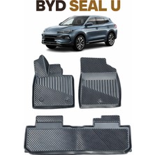 Black Gold Byd Seal U 2023+ Uyumlu 3D Premium Havuzlu Oto Paspas Byd Seal