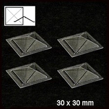 Schulcz 1802300 Atrium Şeffaf Tavan-Piramit 30° -Şeffaf-30