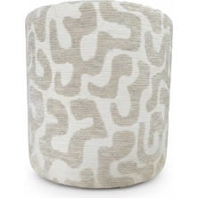 Elanora Home Dokusu ve Modern Tasarımıyla Her Ortama Uyum Sağlayan Çok Amaçlı Puf