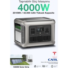 Kensa 4000W Taşınabilir Güç Istasyonu - 3500+ Şarj Döngüsü - Hızlı Şarj - Saf Sinüs Dalga Teknolojisi - 3456WH Lifepo4 Batarya - Ups Kesintisiz Güç Kaynağı