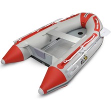 Fishika 240CM Kırmızı Alüminyum Taban Omurgalı Şişme Bot