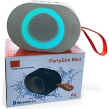 Güzelyüz Avm Party Box Işıklı Taşınabilir Kablosuz Hoparlör Bluetooth USB Tf Kart Girişli Wireless Ses Bombası