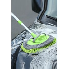 Özbience Mikrofiber Teleskopik Saplı Araç Yıkama Fırçası ve Mop Seti