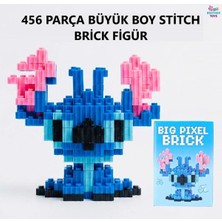 Brother Toys Büyük Boy 456 Parça Stitch Angel 3D Yapboz Bricks Figür Yapı Oyuncağı
