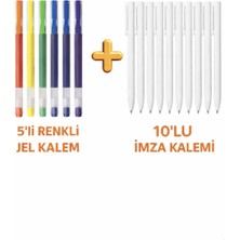 Xiaomi Süper Set 10 Imza 5 Renkli Jel Kalem