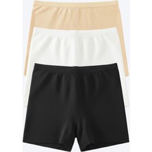 Segnante Basic Lazer Kesim Dikişsiz Kadın Boxer Külot 3'lü